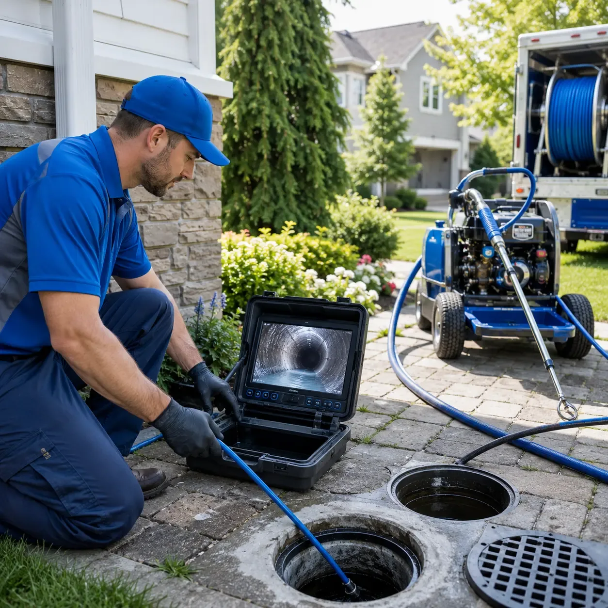 Outdoor drain cleaning professionals serving Mill Creek, IN